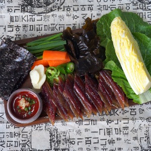 구룡포 (발)과메기 야채세트 대(4인분-30쪽)