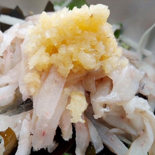 물가자미회(실중량500g내외)+무침야채초장-급냉