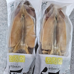 국내산 마른 오징어 10마리내외 500g 내외